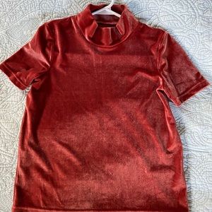 madewell velvet top